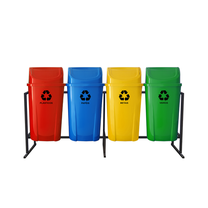 COLETA SELETIVA BASCULANTE 60 LITROS
