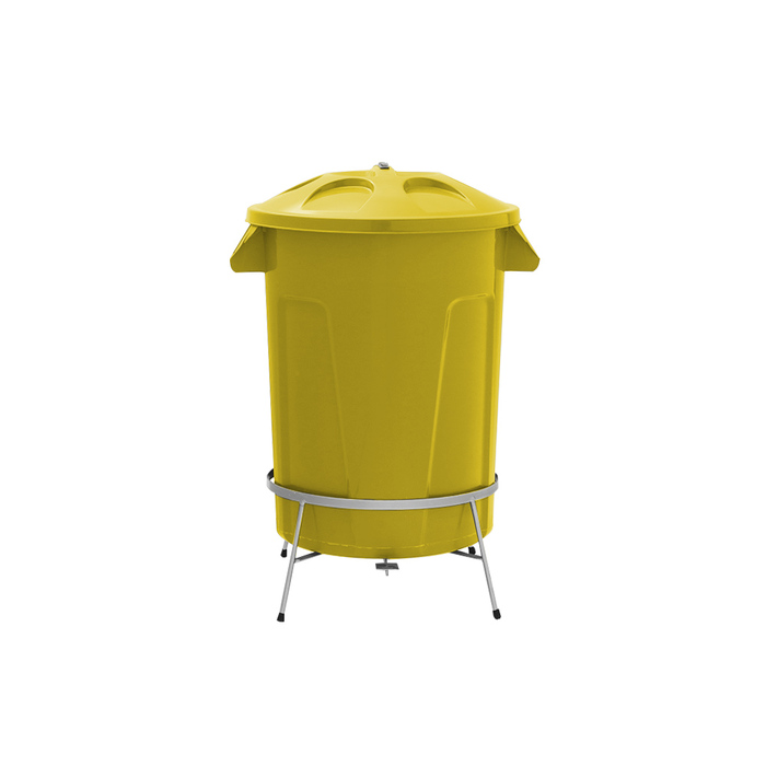 CESTO DE LIXO COM TAMPA 100 LITROS