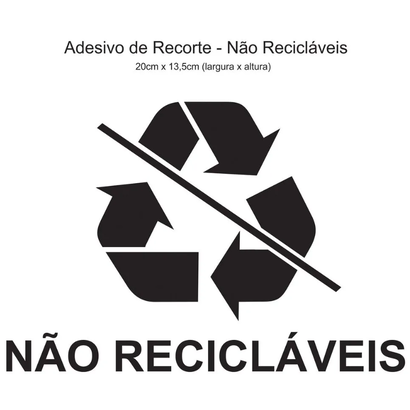 ADESIVO NÃO RECICLÁVEIS