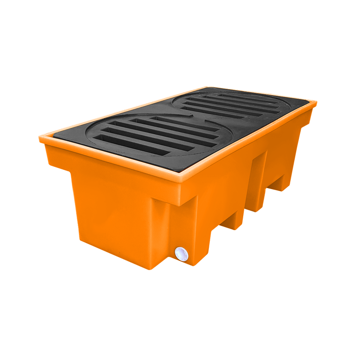 PALLET DE CONTENÇÃO 255 LITROS - 02 TAMBORES