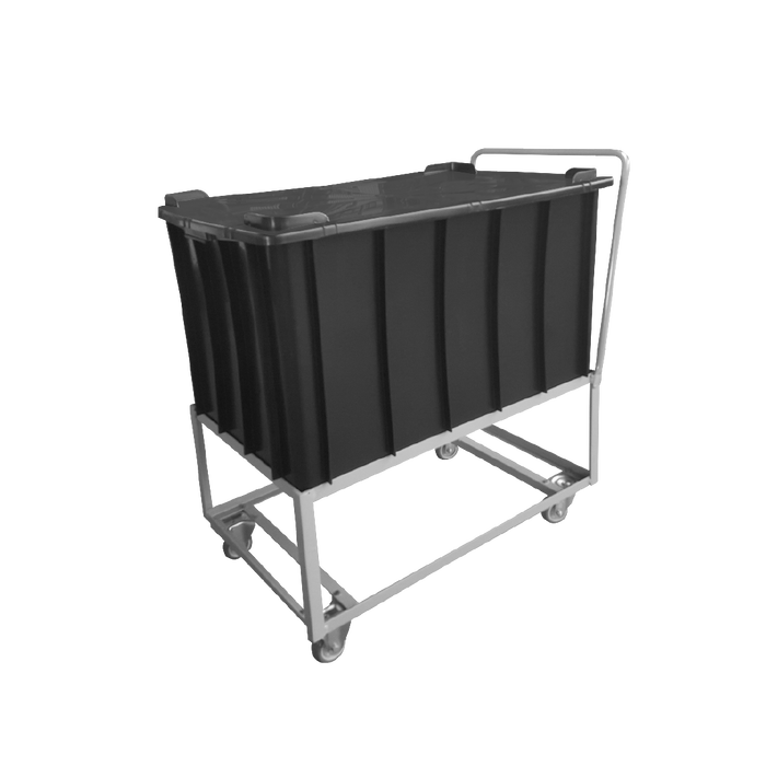 CAIXA ORGANIZADORA COM CARRINHO 180 LITROS 