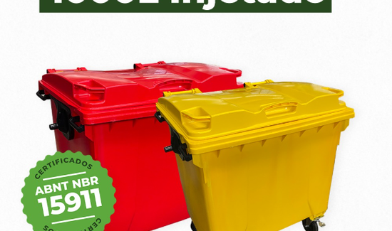 Conteiner 100l Lar Plásticos, agora tem CERTIFICAÇÃO ABNT! 